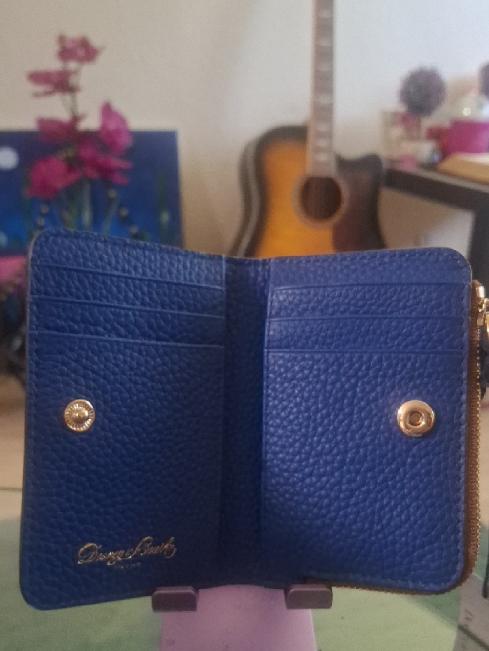 Dooney & Bourke Zip Credit Card Wallet 12 -French Blue💙 - Picture 4 of 8